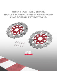 URRA Cakram Depan Front Disc Brake Cakram Harley Touring, Street Glide, Road King, Softail, Fat Boy 114 18-Up
