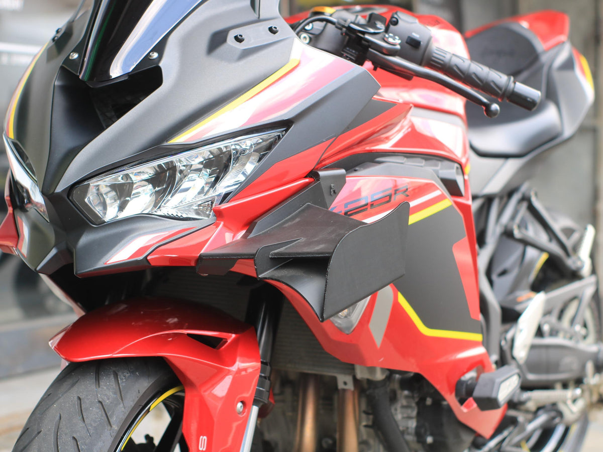 MOTOPLASTA Side Winglet Spoiler Model Aprilia Carbon Kawasaki ZX25R, ZX25RR, ZX4RR