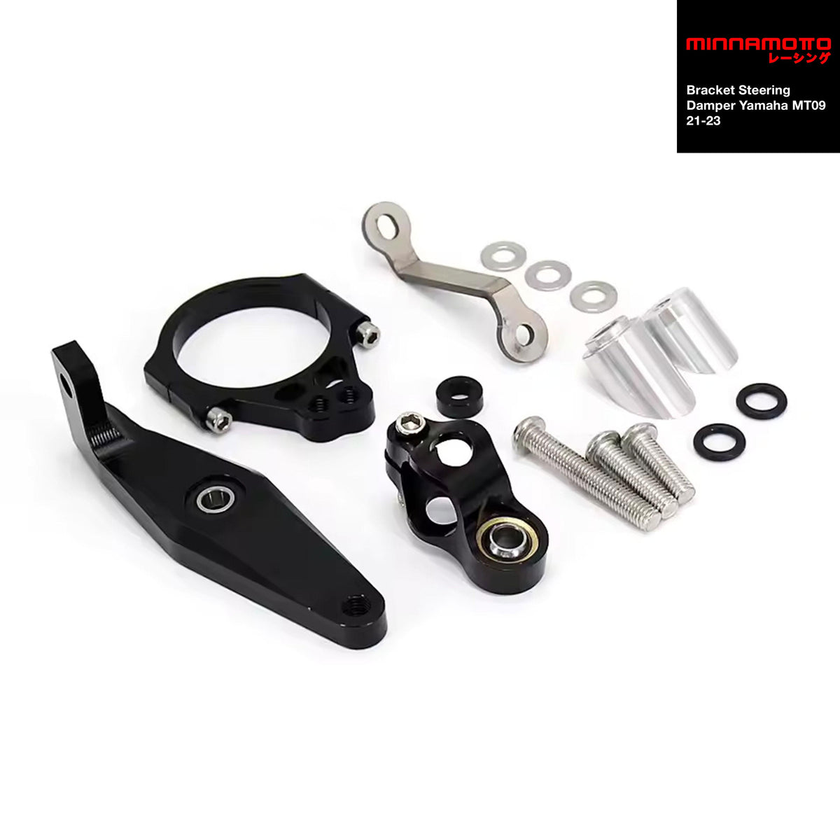 MINNAMOTO Bracket Steering Damper Yamaha MT09 21-23 / 25-Up