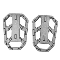 Footboard Footstep Extension Pedal BMW G310 R/GS, R1200, R1250 GS - Titanium Silver URRA