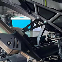 MINNAMOTO Exhaust Hanger + Hole Cover Footrest CF MOTO 450 MT