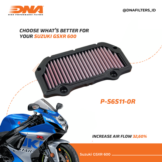 DNA FILTER Suzuki GSXR 600 11