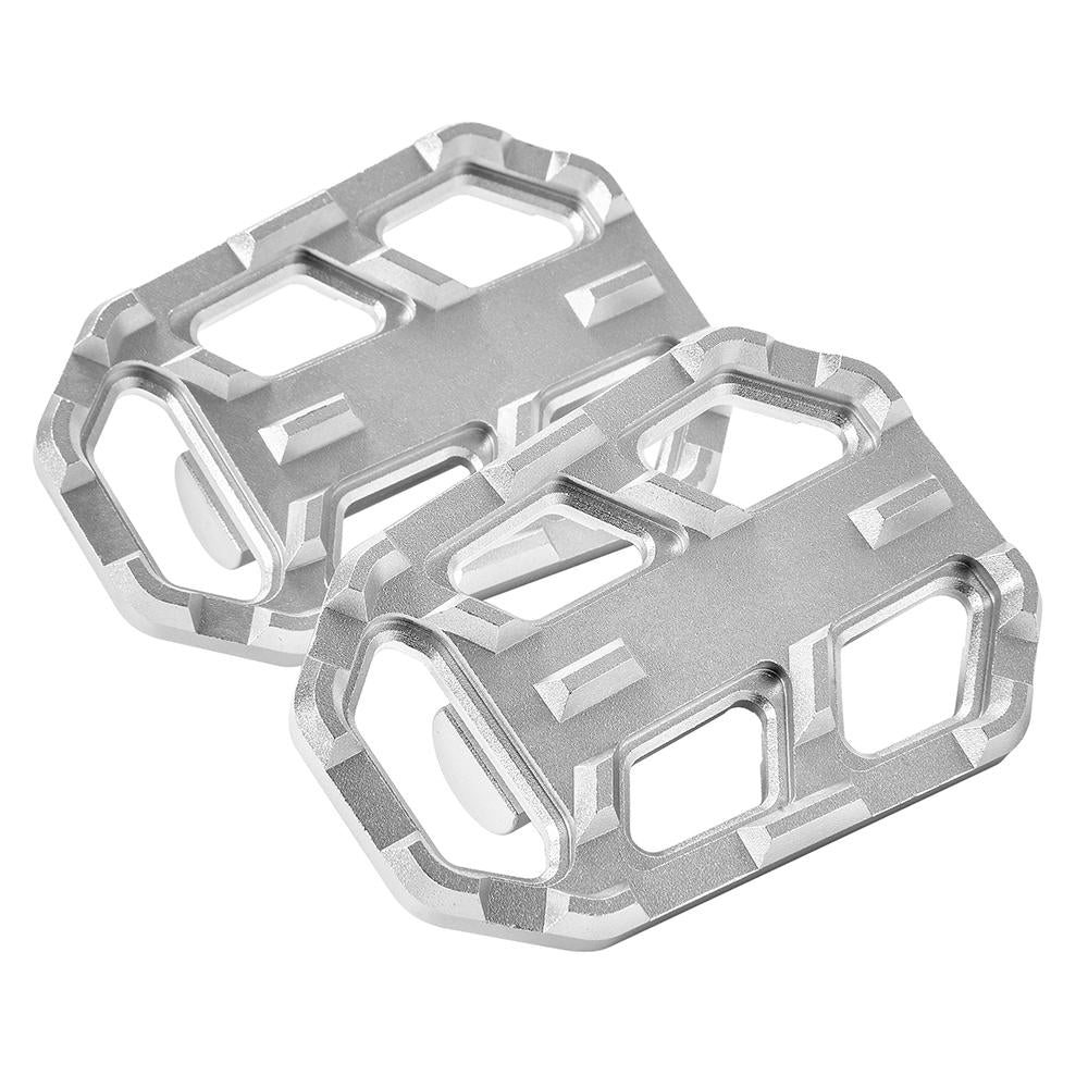 Footboard Footstep Extension Pedal BMW G310 R/GS, R1200, R1250 GS - Titanium Silver URRA