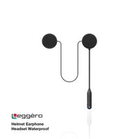 LEGGERO Helmet Earphone Headset Waterproof