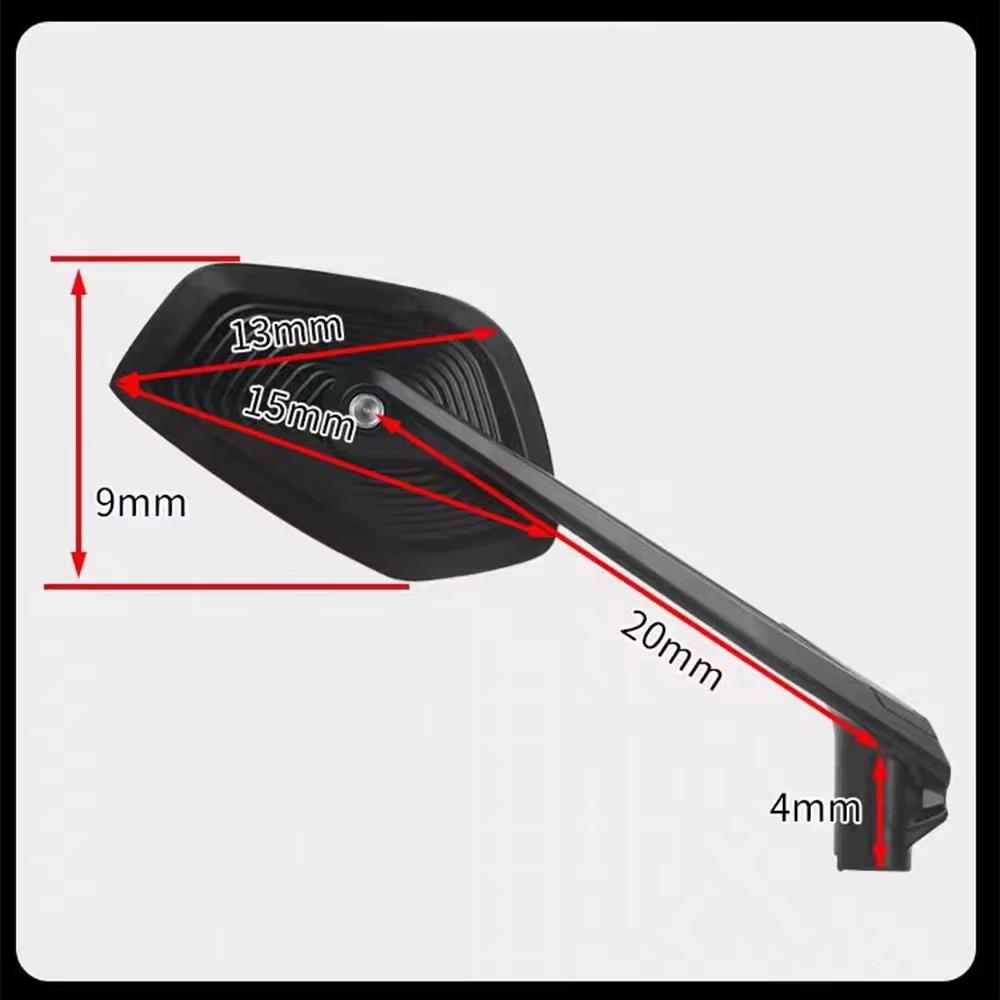 Mirror Alluminium Model 800 MT Untuk Motor BMW R1200/ R1250 / R1300 GS ADV / C400X / F850 URRA