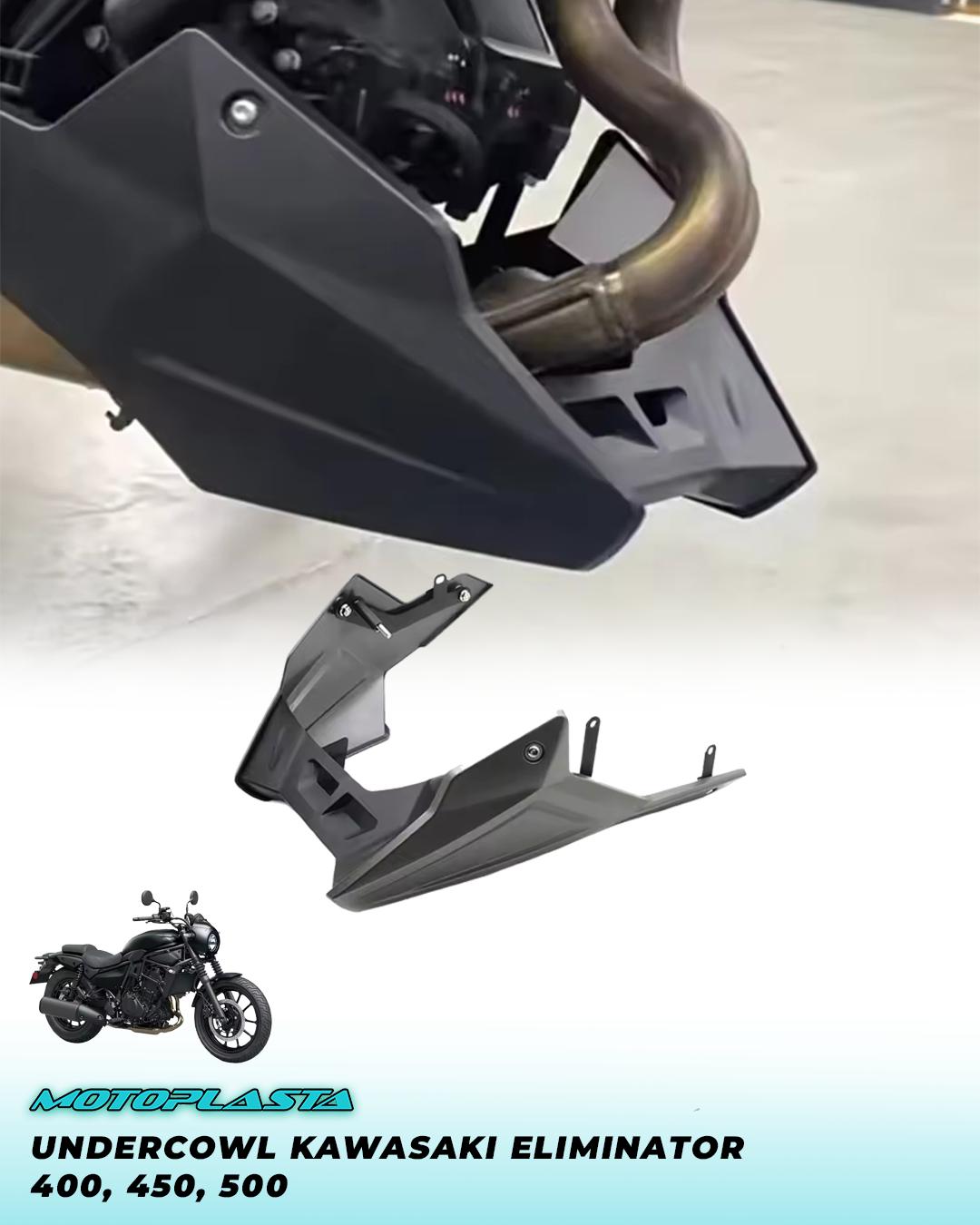 MOTOPLASTA Under Cowl Belly Pan Kawasaki Eliminator 400 / 450 / 500 SE Pelindung Bawah Header Knalpot