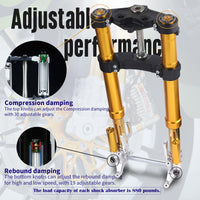 URRA USD Shock Depan Upside Down Harley Davidson Street Glide, Touring 14–23