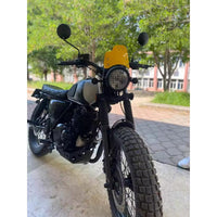 MOTOPLASTA Windscreen Naked Universal High Center / High Side Holes Visor Windshield