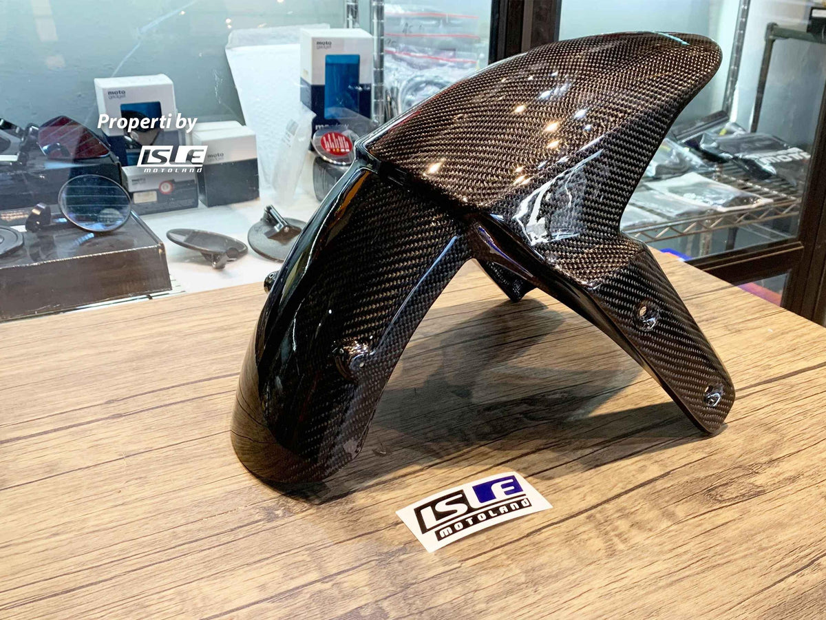 MOTOPLASTA Spakbor Depan Carbon Kawasaki ZX10R, ZX6R 636, H2, Z1000, Z800