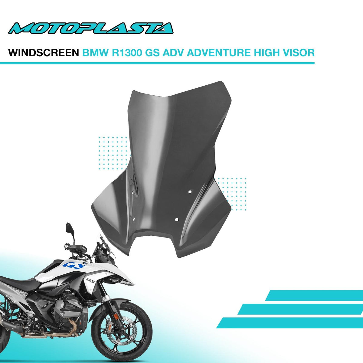 MOTOPLASTA Windscreen BMW R1300 GS ADV Adventure Visor Windshield