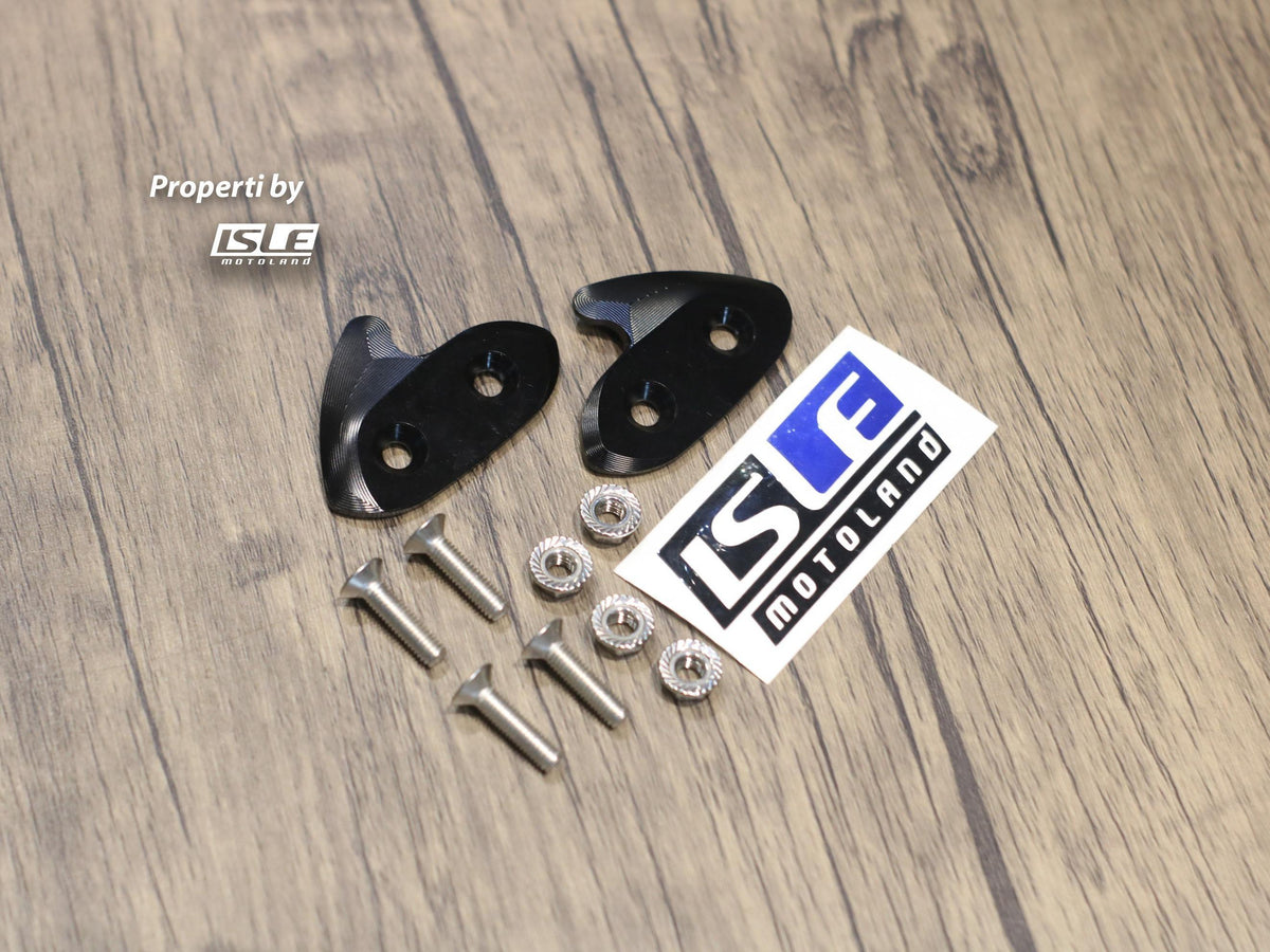 MINNAMOTO Mirror Blanking Plates Yamaha R1 / R1M 20-Up / R1 / R1M 15-19 / R6 17-Up