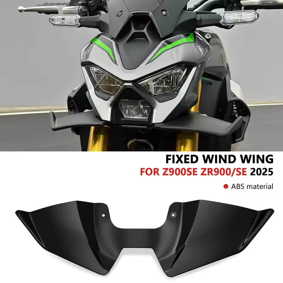 MOTOPLASTA Winglet Spoiler Kawasaki Z900 SE 2025 Samping Depan