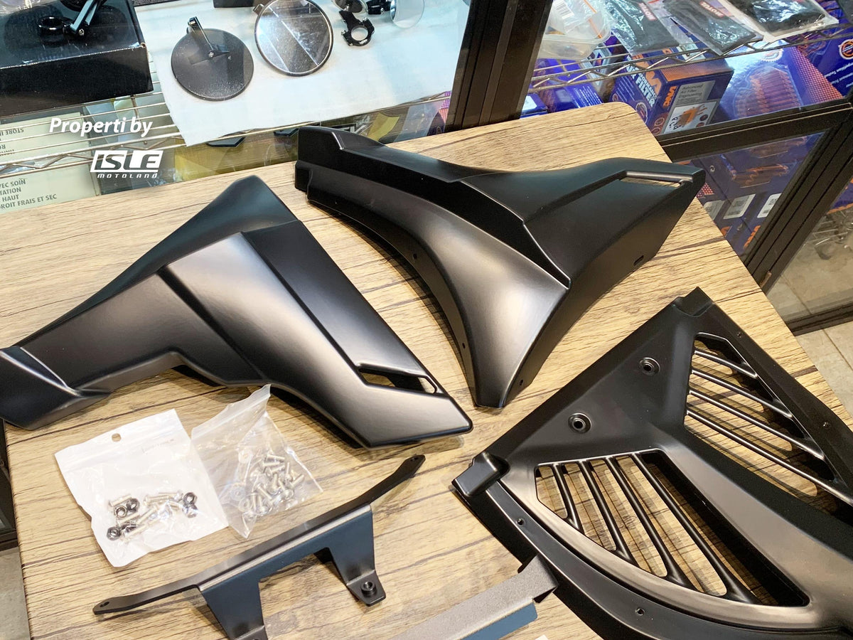 MOTOPLASTA Under Cowl Belly Pan Kawasaki Eliminator 400 / 450 / 500 SE Pelindung Bawah Header Knalpot