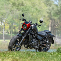 MOTOPLASTA Frame Headlamp + Windscreen Cafe Racer Retro Honda Rebel CMX 500 / 1100
