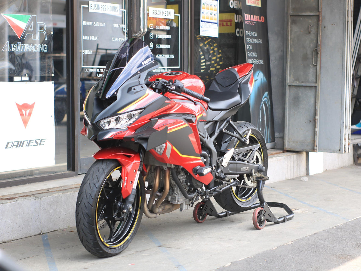 MOTOPLASTA Side Winglet Spoiler Model Aprilia Carbon Kawasaki ZX25R, ZX25RR, ZX4RR