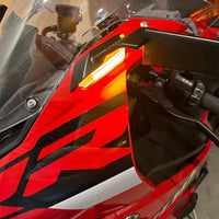 MINNAMOTO Mirror Blanking Plates Cover with Sein Ducati Panigale V4