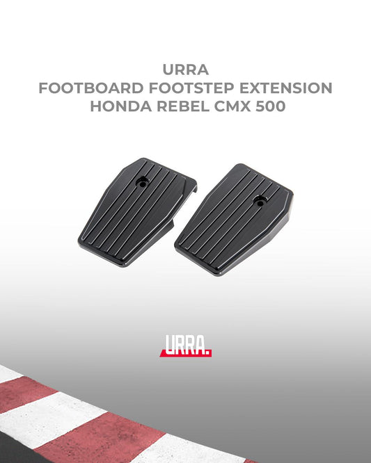 URRA Footboard Footstep Extension Honda Rebel CMX 500 Alluminium Pelebar Pijakan Kaki