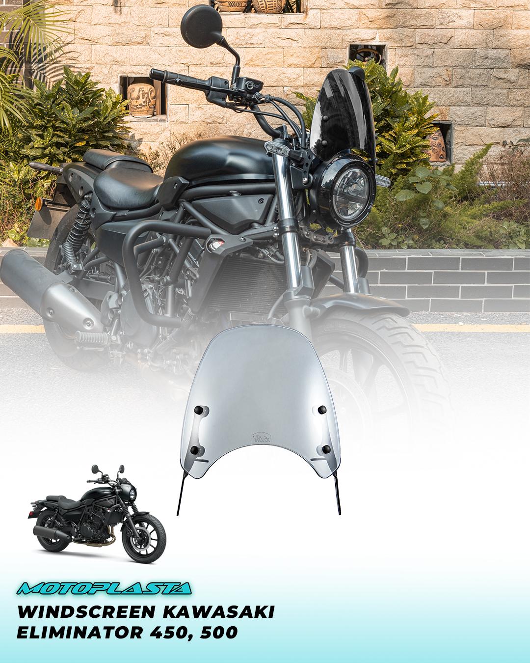 MOTOPLASTA Windscreen Kawasaki Eliminator 450, 500