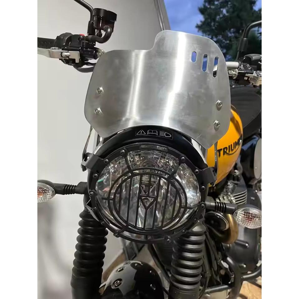 MOTOPLASTA Windscreen Naked Universal Low Side Holes Visor Windshield