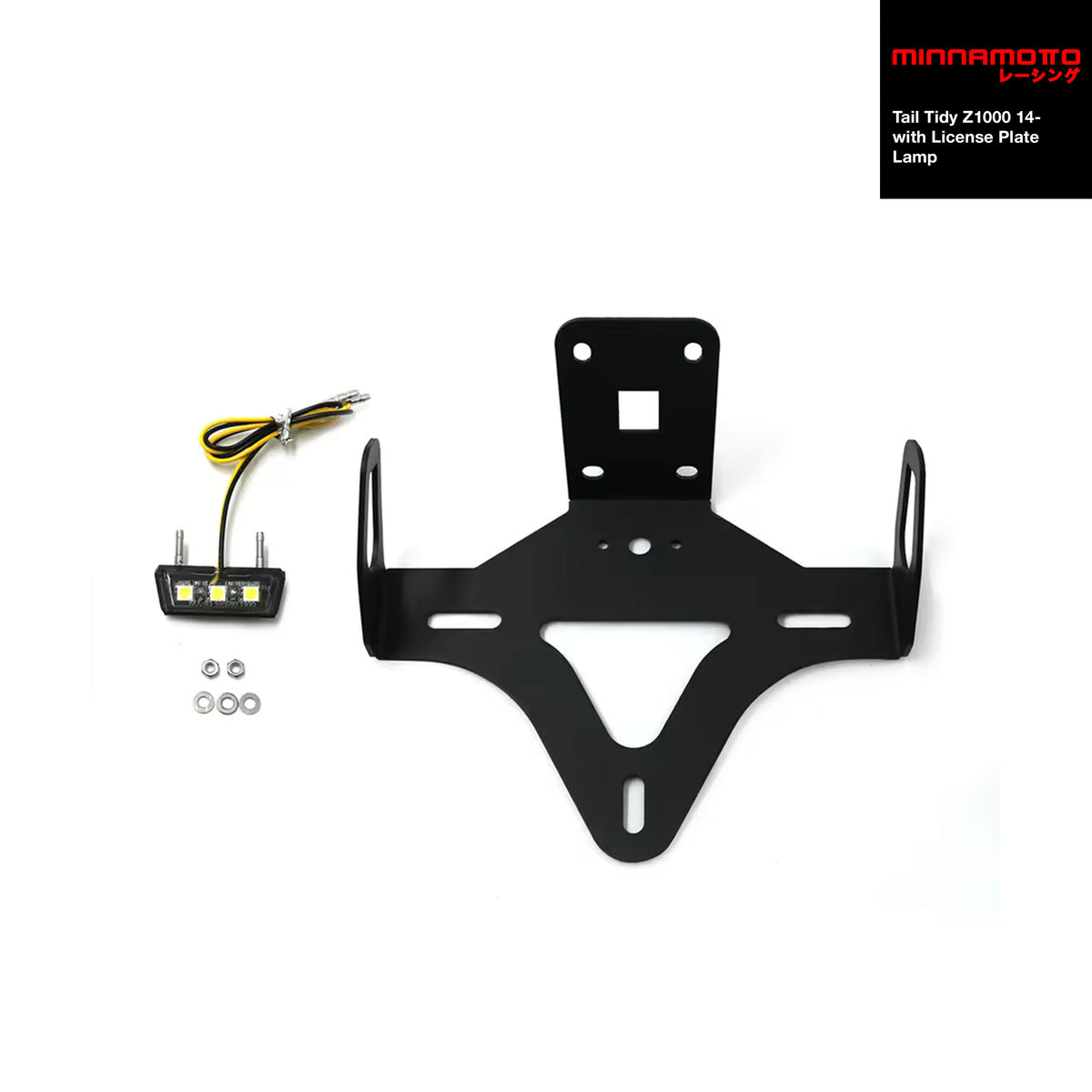 MINNAMOTO Tail Tidy Kawasaki Z1000 14- with License Plate Lamp Dudukan Plat
