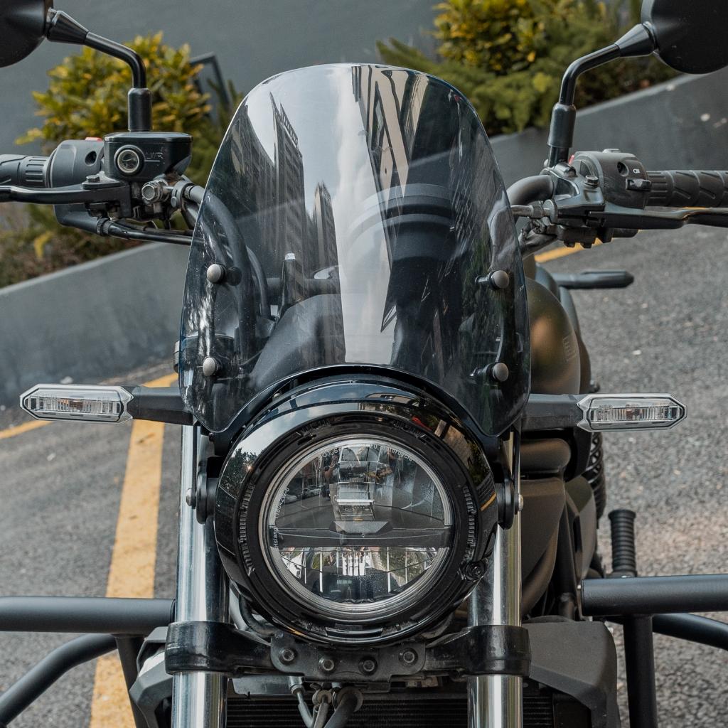 MOTOPLASTA Windscreen Mini Kawasaki Eliminator 450 / 500 SE - Smoke