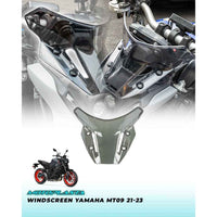 MOTOPLASTA Windscreen Yamaha MT09 14-16 / 21-23 / 24-Up