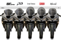 ZEROGRAVITY Kawasaki ZX6R / ZX636 19-23 Double Bubble Light Smoke