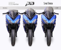 ZEROGRAVITY Windscreen Kawasaki Ninja 650 17-19 Double Bubble Light Smoke