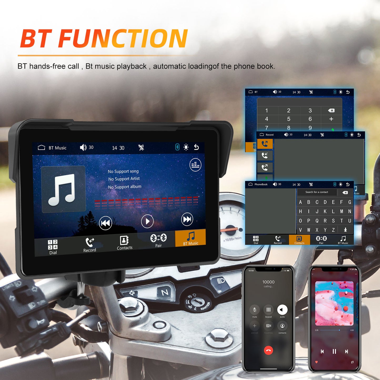 INTELLIGHT GPS Monitor 7 Inch Motor
