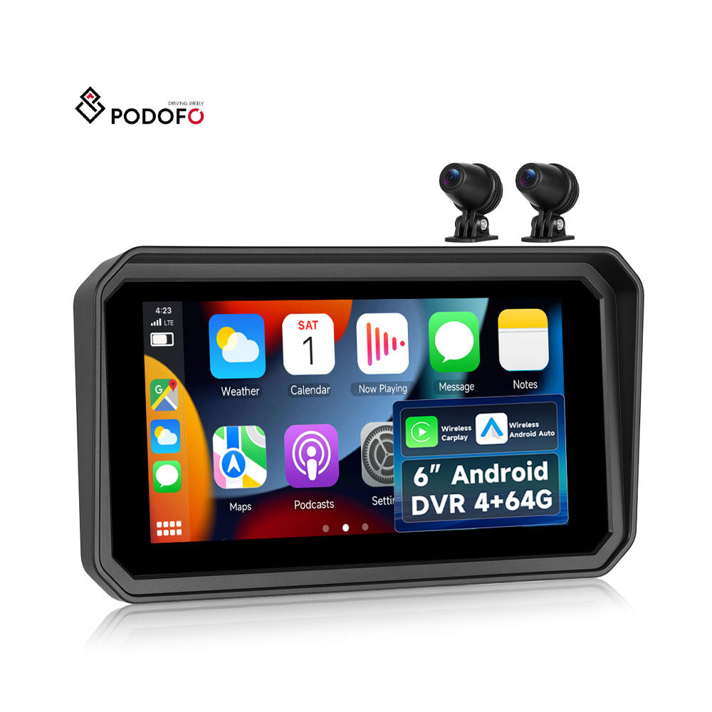 INTELLIGHT GPS Monitor  6 Inch + Dashcam Camera 2 Unit + TPMS Motor