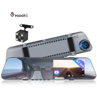 INTELLIGHT Dashcam Car Dual Rear View Mounted + Monitor 4.7 Inch 720p