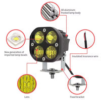 INTELLIGHT Squadron Pro 40W 3 Inch LED Worklight Superbright Near Fiel / Midfield / Distance