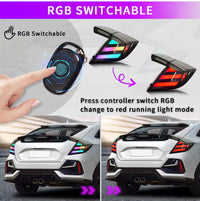 INTELLIGHT Stoplamp 3 in 1 Honda Civic Type R/Turbo RGB Sequential - Smoke