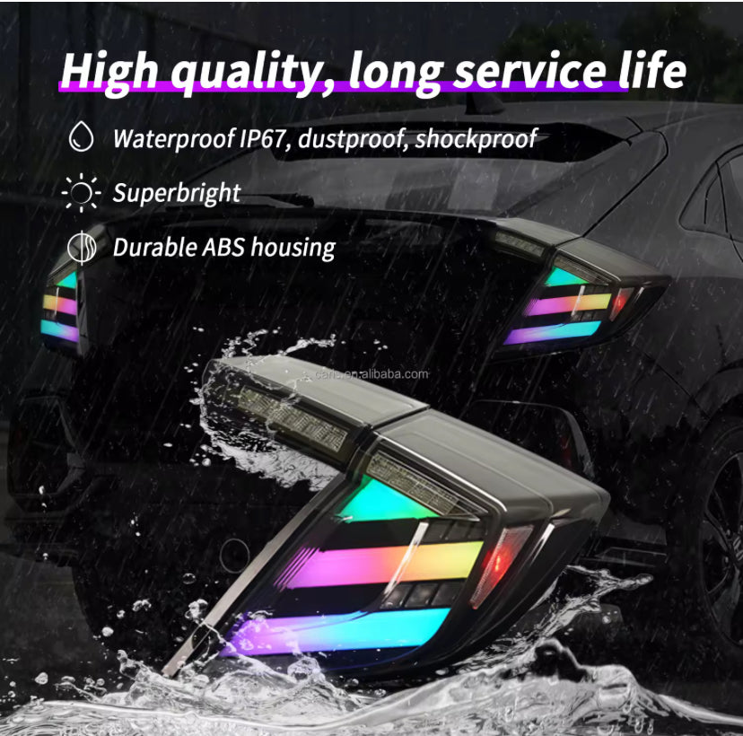INTELLIGHT Stoplamp 3 in 1 Honda Civic Type R/Turbo RGB Sequential - Smoke