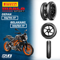 PIRELLI Diablo Rosso Sport Front 110/70-17 & Rear 150/60-17