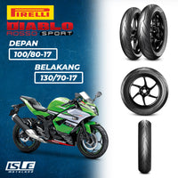 PIRELLI Diablo Rosso Sport Front 100/80-17 & Rear 130/70-17