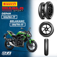 PIRELLI Diablo Rosso Sport Front 100/80-17 & Rear 130/70-17