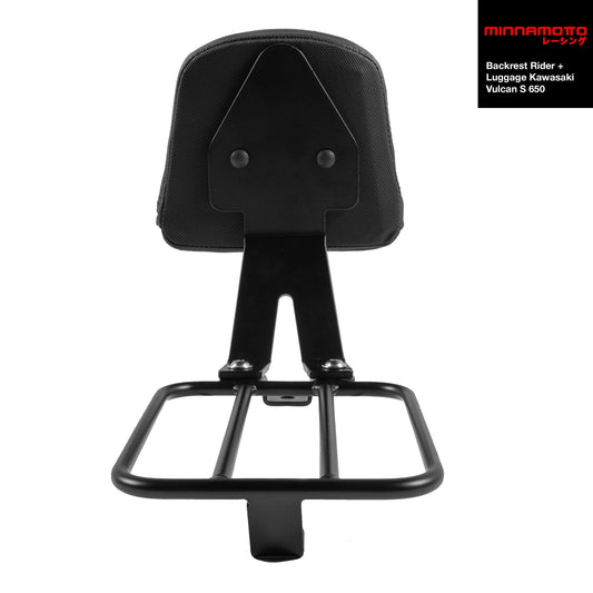 MINNAMOTO Backrest Rider + Luggage Kawasaki Vulcan S 650