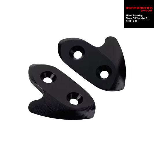 MINNAMOTO Mirror Blanking Block Off Yamaha R1 / R1M 15-19