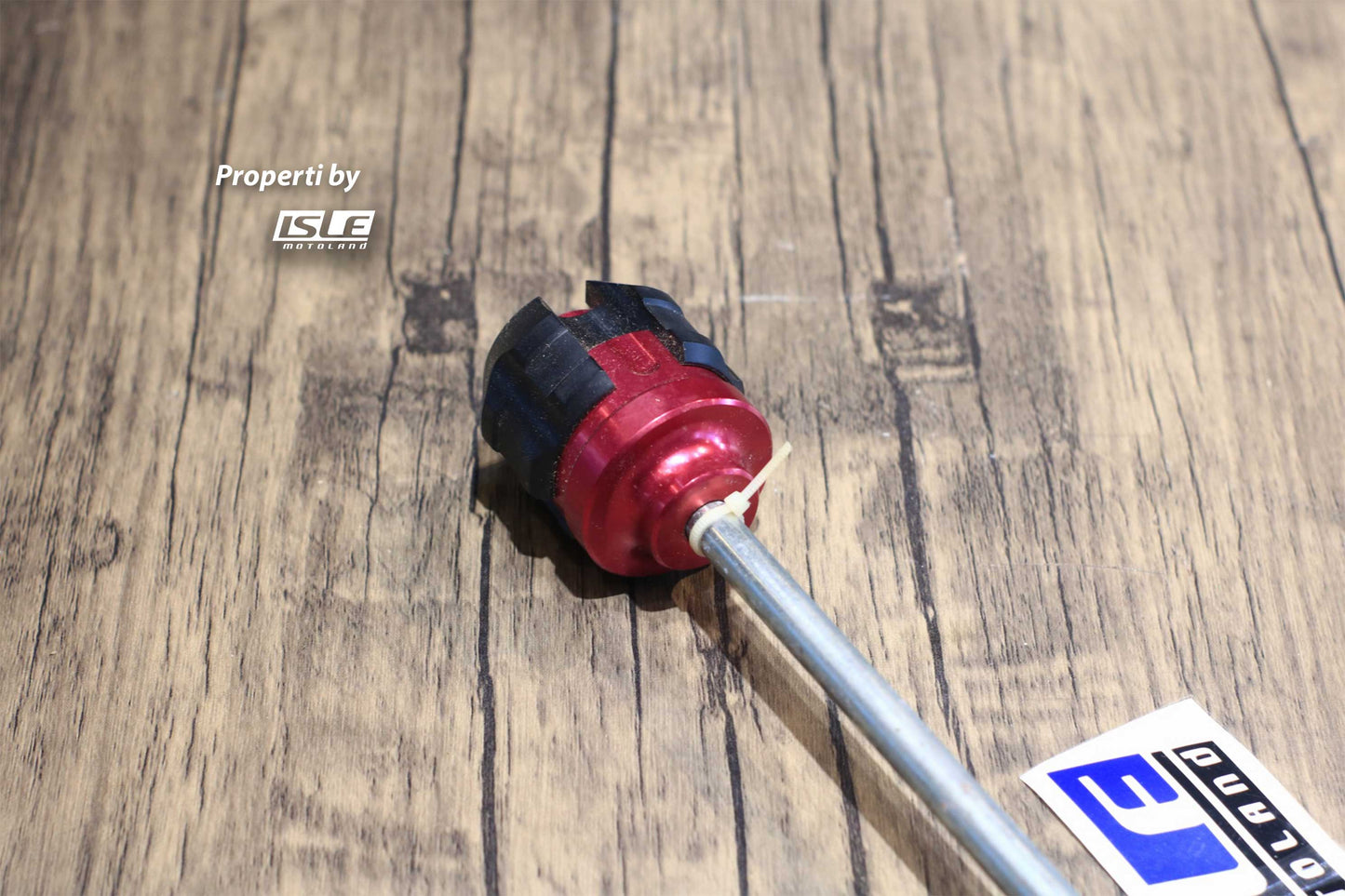 NUI Axle Slider Yamaha NMAX Pelindung As Roda Depan - Red