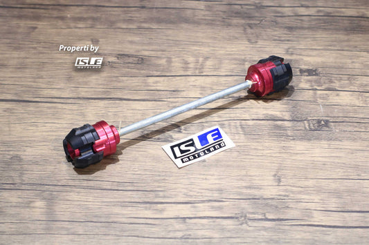 NUI Axle Slider Yamaha NMAX Pelindung As Roda Depan - Red