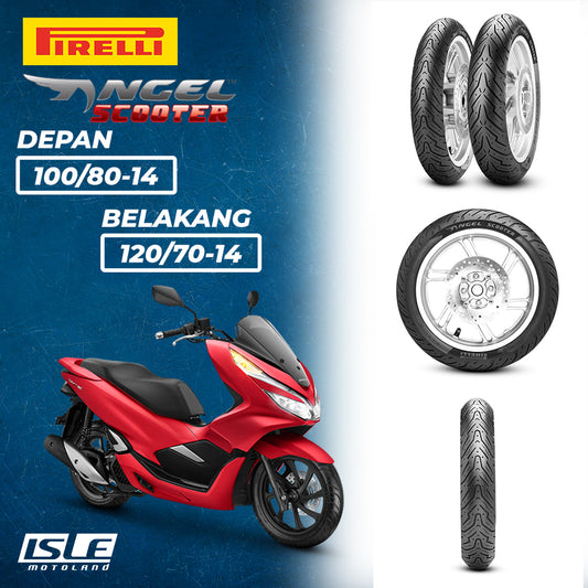PIRELLI Angel Scooter Front 100/80-14 & Rear 120/70-14