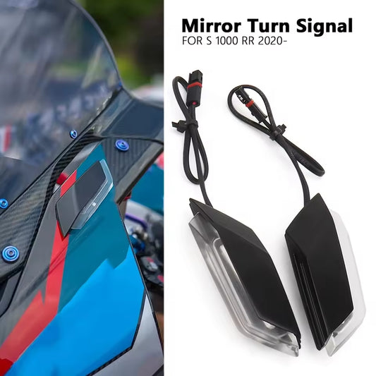 MINNAMOTO Mirror Blanking Hole Cover + Sein BMW S1000RR 19-up - Black