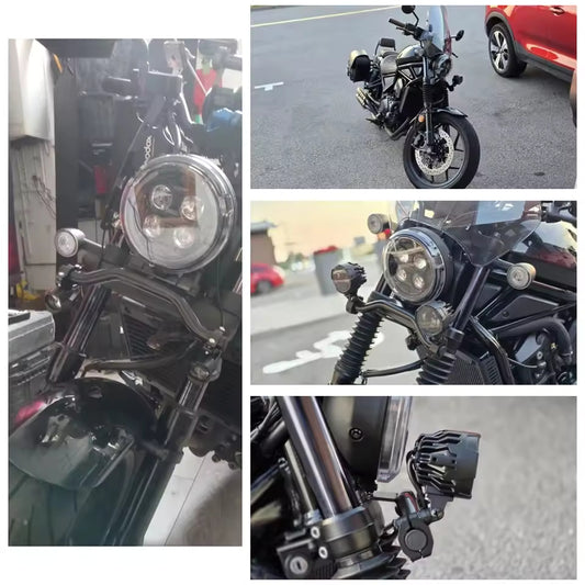 MINNAMOTO Spotlight Bracket Honda Rebel CMX 500