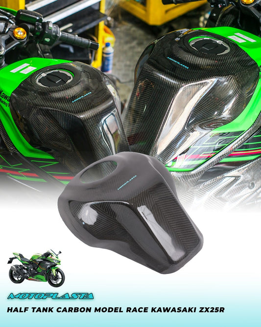 MOTOPLASTA Half Tank Carbon Kawasaki ZX25R Race Model