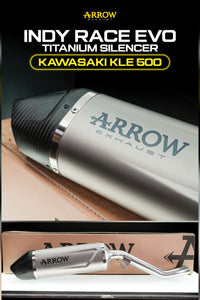 ARROW Exhaust Knalpot Kawasaki KLE 500 Indy Race EVO