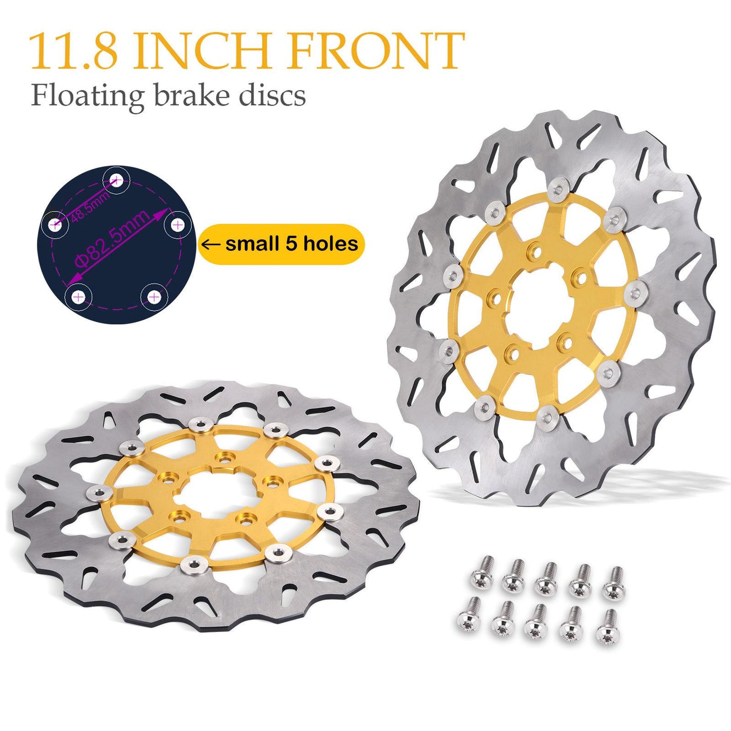 Cakram Depan Front Disc Brake Cakram Harley Touring, Street Glide, Road King, Softail, Fat Boy 114 18-Up URRA