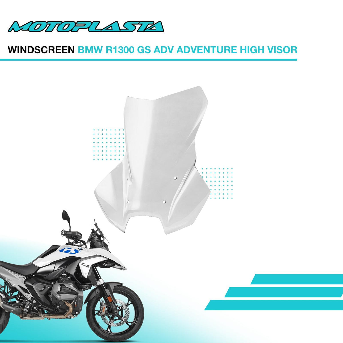 MOTOPLASTA Windscreen BMW R1300 GS ADV Adventure Visor Windshield