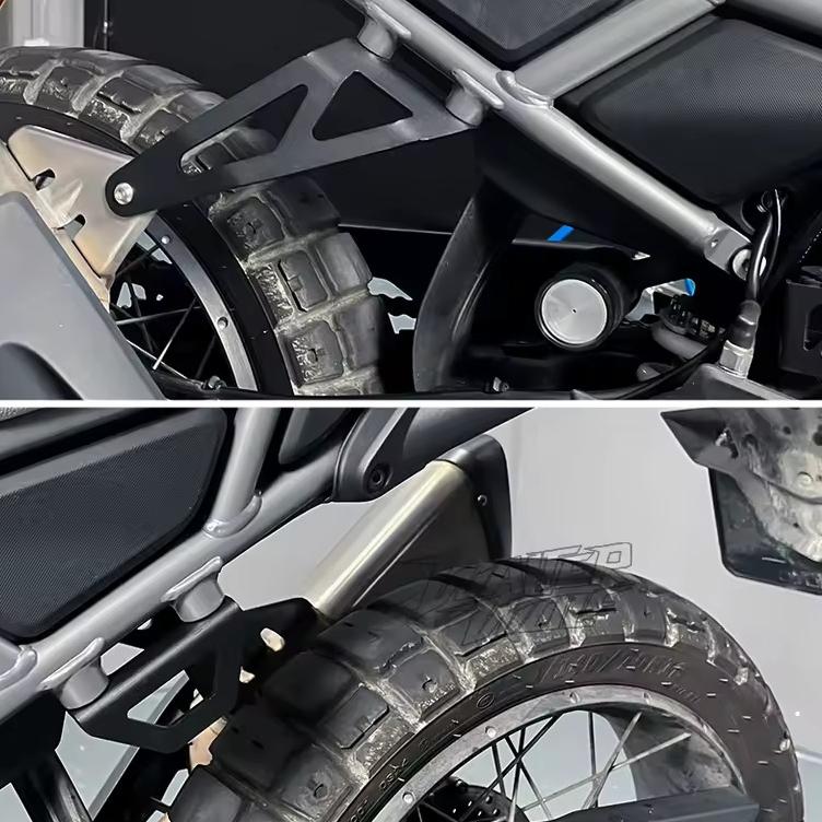 MINNAMOTO Exhaust Hanger + Hole Cover Footrest CF MOTO 450 MT