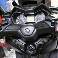 KABON Center Dashboard Y Cover Carbon Yamaha XMAX 250 Old 17-22 / New Connected 23-Up Cover List Dashboard Tengah Y Lapis Karbon Kevlar